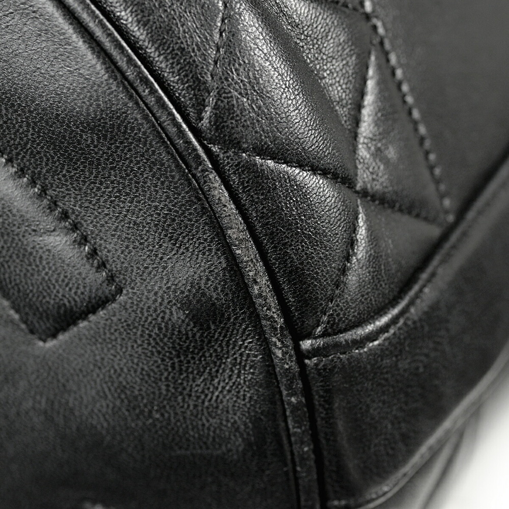 Chanel Coco Mark Matelasse Drawstring Leather Sho… - image 5